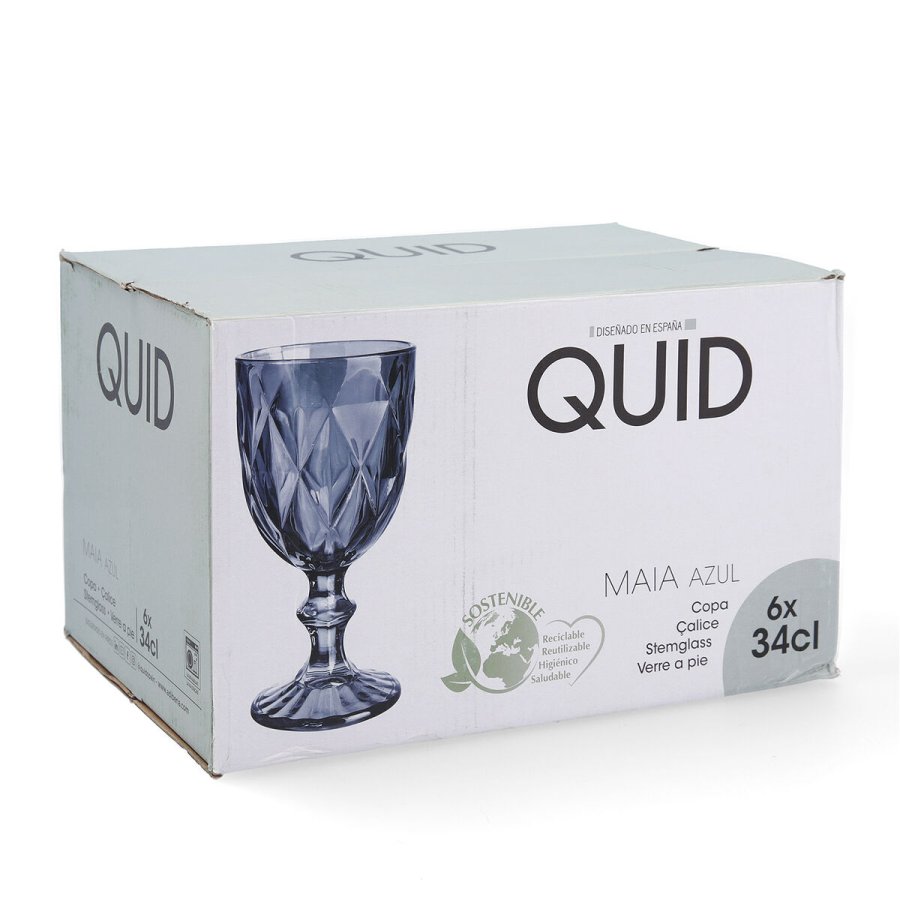 Vinglas Quid Maia Bl� Glas 340 ml (6 enheder) #5