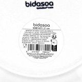 Flad Plade Bidasoa Serenity Hydrozero Hvid Keramik � 27 cm (6 enheder) #7