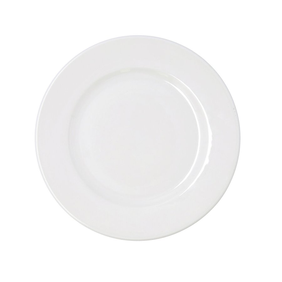 Flad Plade Bidasoa Serenity Hydrozero Hvid Keramik � 27 cm (6 enheder) #5