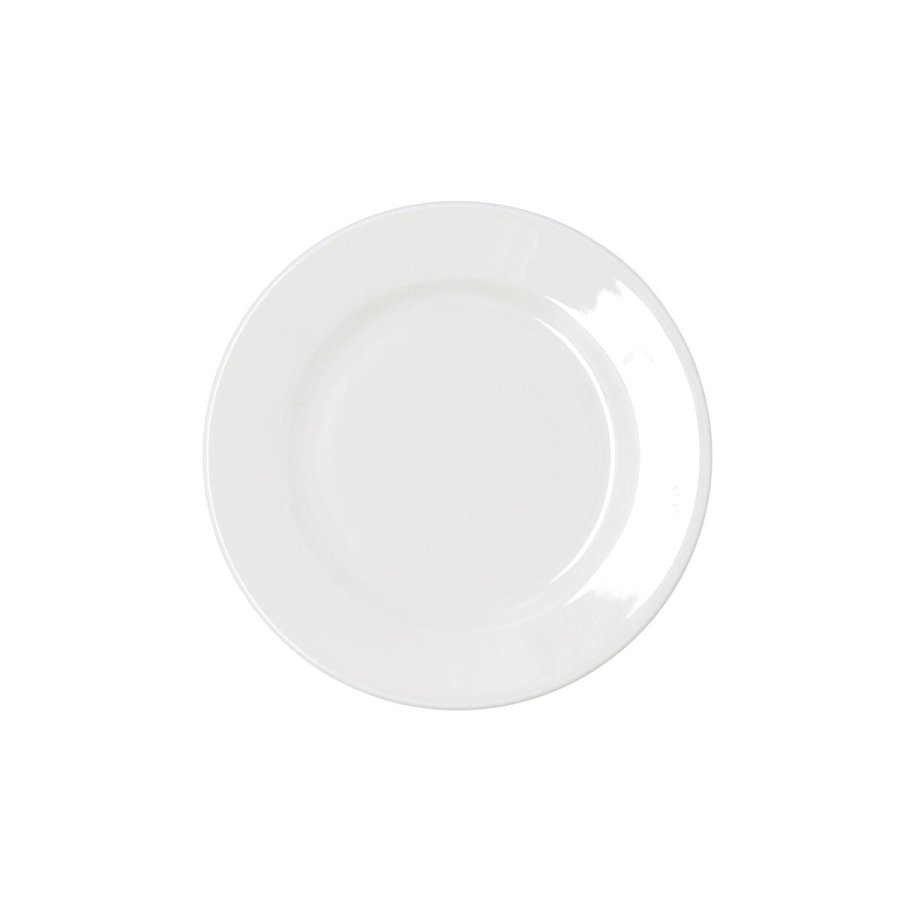 Flad Plade Bidasoa Serenity Hydrozero Hvid Keramik � 21 cm (6 enheder) #5