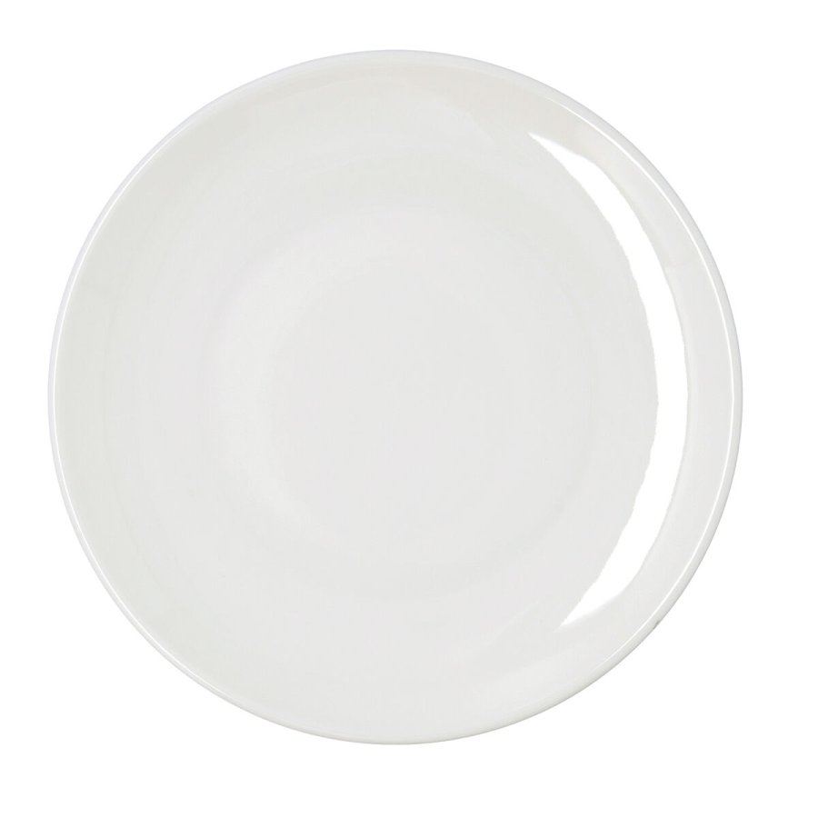 Flad Plade Bidasoa Harmony Hydrozero Hvid Keramik � 30 cm (6 enheder) #5