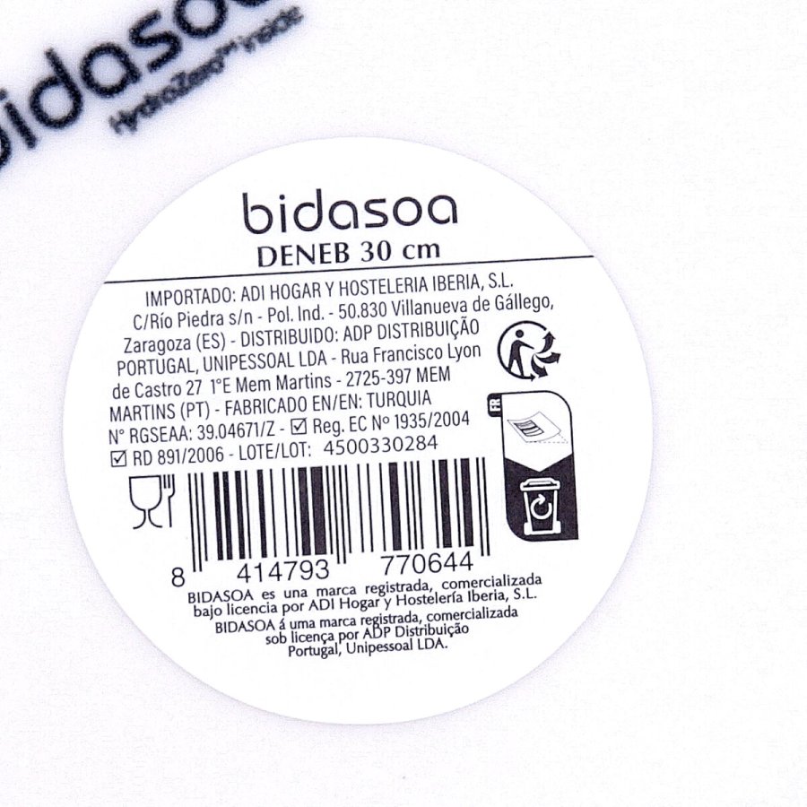 Pizzatallerken Bidasoa Deneb Hydrozero Brun Keramik � 30 cm (6 enheder) #7