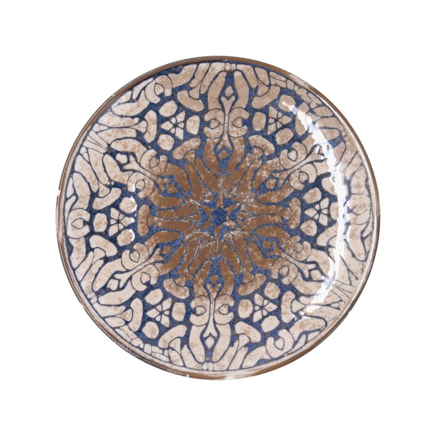 Flad Plade Bidasoa Deneb Hydrozero Brun Keramik � 27 cm (6 enheder) #5