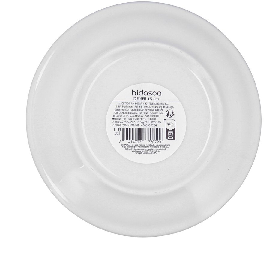 Tallerken Bidasoa Deneb Hydrozero Brun Keramik � 15 cm Br�d (6 enheder) #6