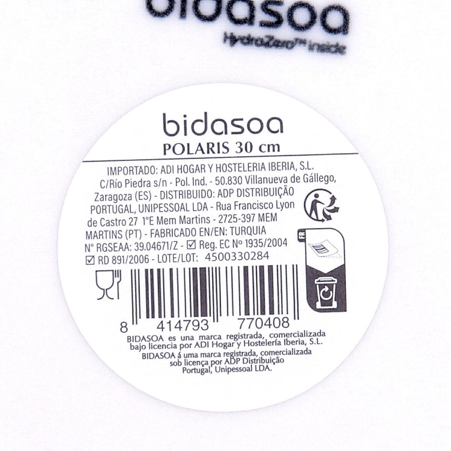 Pizzatallerken Bidasoa Polaris Hydrozero Beige Keramik � 30 cm (6 enheder) #7