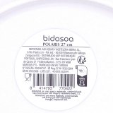 Flad Plade Bidasoa Polaris Hydrozero Beige Keramik � 27 cm (6 enheder) #7