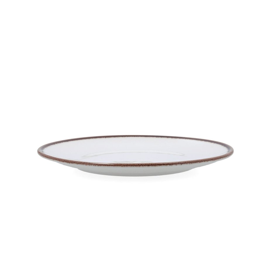 Flad Plade Bidasoa Orion Hydrozero Hvid Keramik � 25 cm (6 enheder) #3