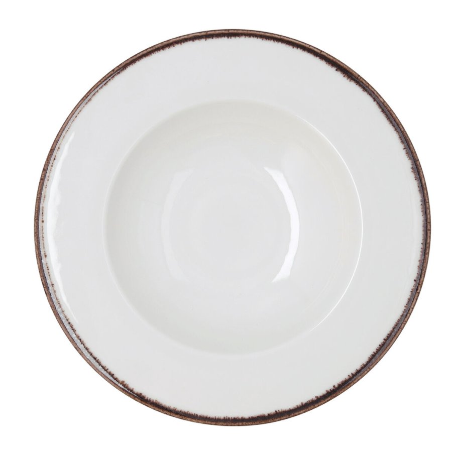 Pastask�l Bidasoa Orion Hydrozero Hvid Keramik � 30 cm (6 enheder) #2