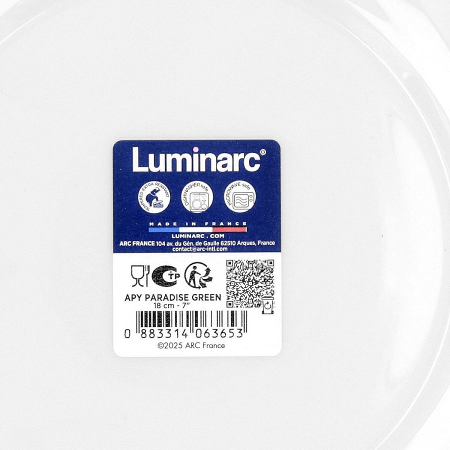 Desserttallerken Luminarc Apy Paradise Gr�n Glas � 18 cm (24 enheder) #3