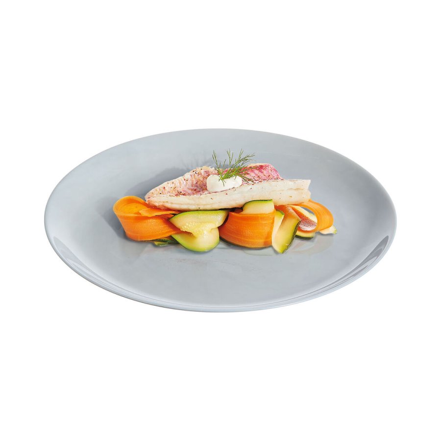 Flad Plade Luminarc Diwali Granit Marb To-farvet Glas � 25 cm (24 enheder) #2