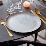 Flad Plade Luminarc Diwali Granit Marb To-farvet Glas � 25 cm (24 enheder) #3