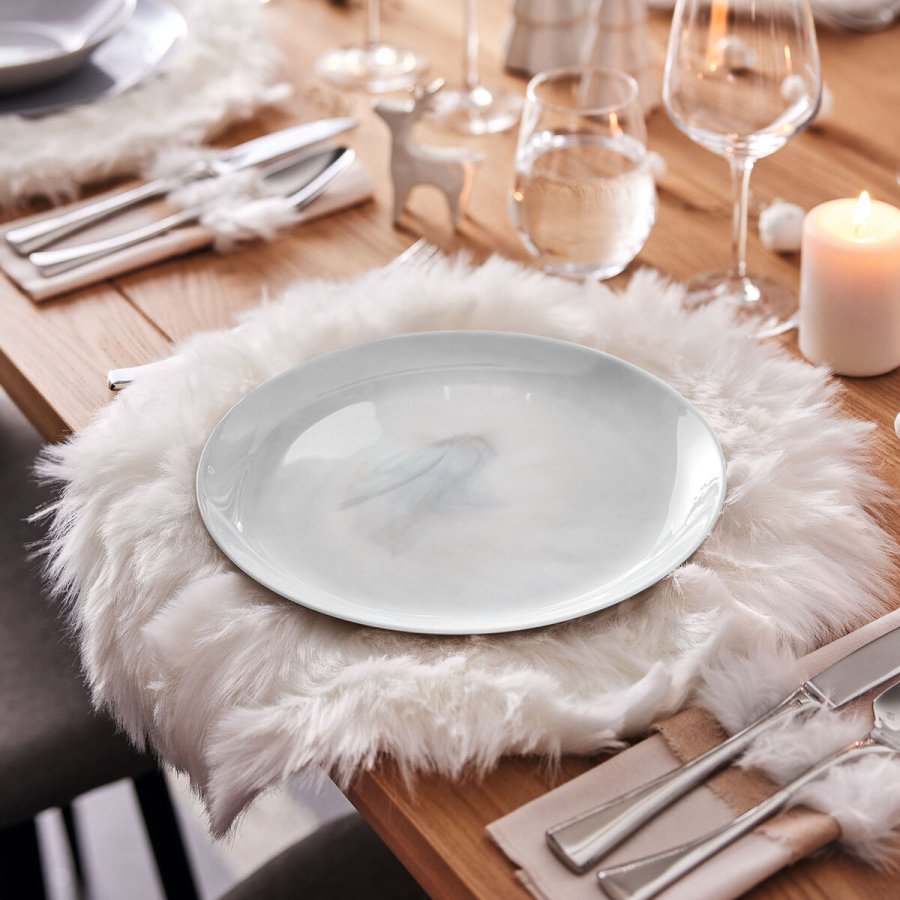 Flad Plade Luminarc Diwali Granit Marb To-farvet Glas � 25 cm (24 enheder) #4