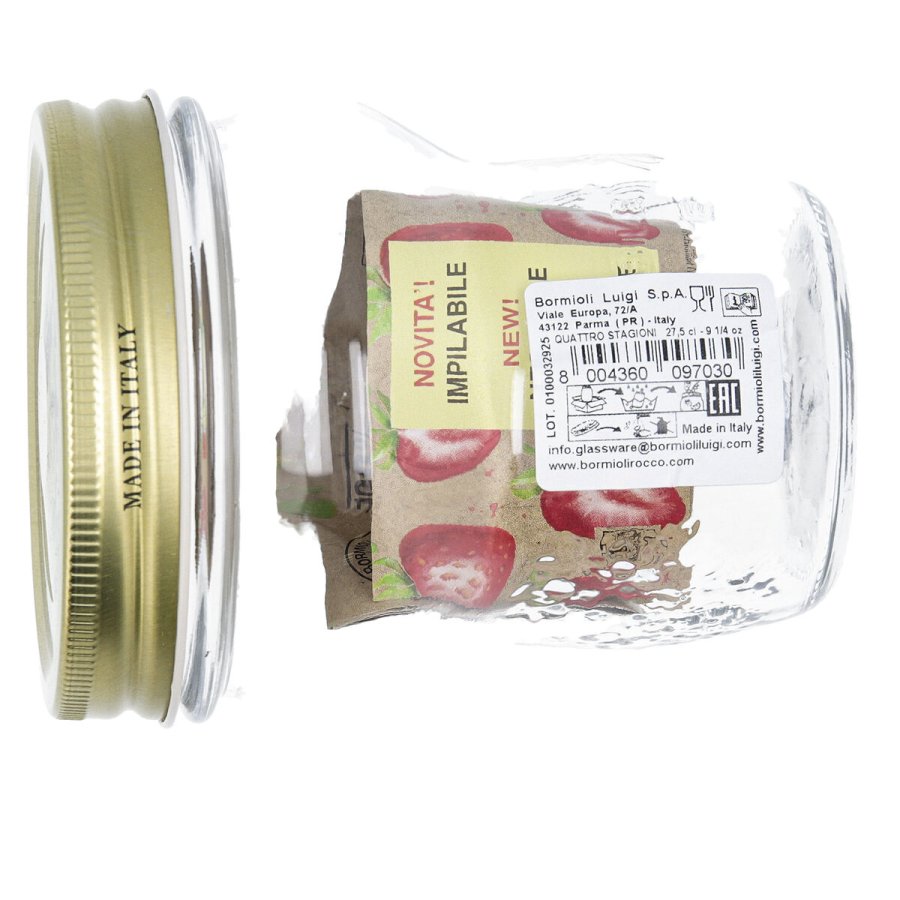 Mad Bevarelse Container Bormioli Rocco Quattro Stagioni Gennemsigtig 270 ml (12 enheder) #7