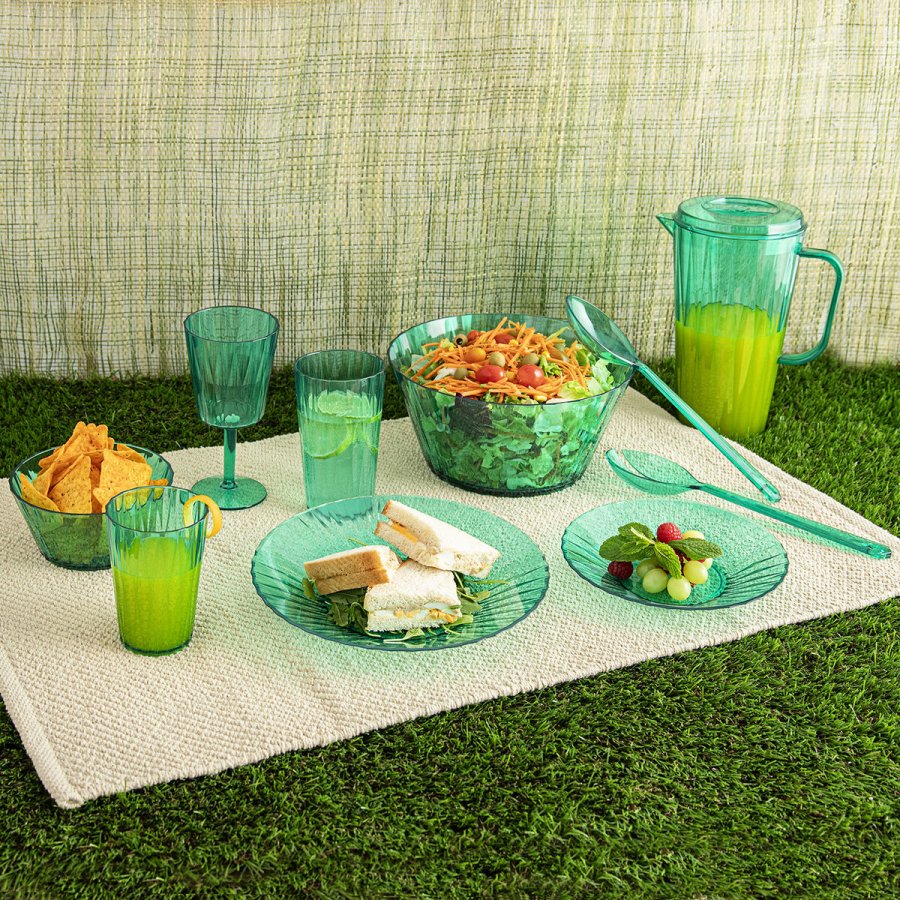 Flad Plade Quid Iris Gr�n Plastik � 26 cm (12 enheder) #2