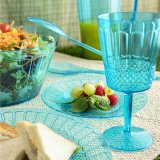 Flad Plade Quid Gaia Turkisbl� Plastik � 19 cm (12 enheder) #6