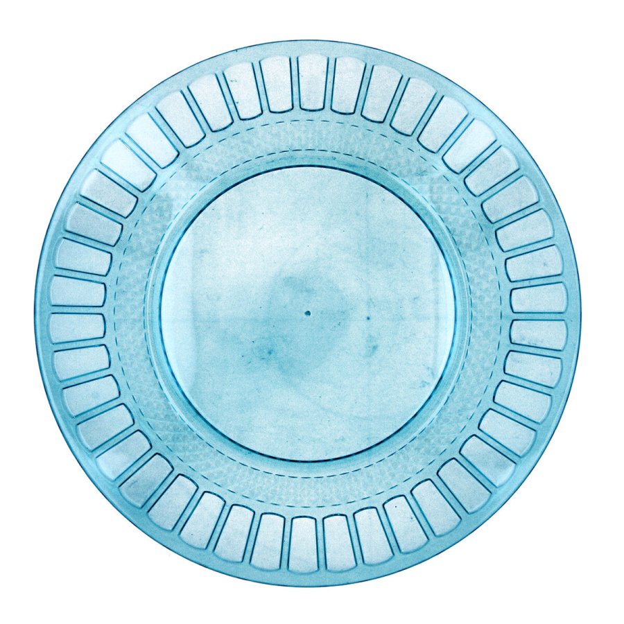 Flad Plade Quid Gaia Turkisbl� Plastik � 26 cm (12 enheder) #7