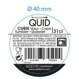 Glas Quid Cubik Gennemsigtig Glas 310 ml (6 enheder) #3