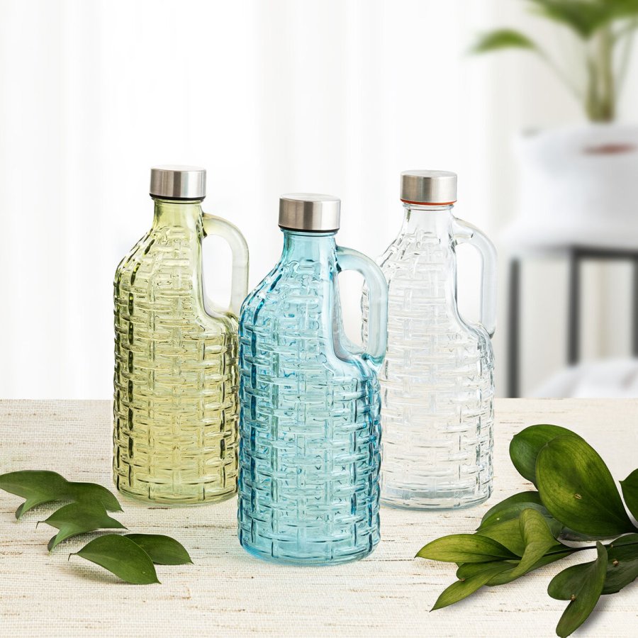 Vandflaske Quid Calypso Grn Glas 1 L (12 enheder) #2