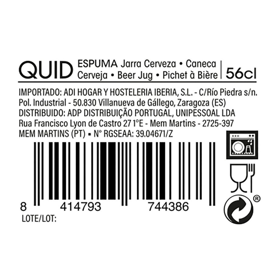 �lkrus Quid Espuma Gennemsigtig Glas 560 ml (6 enheder) #3