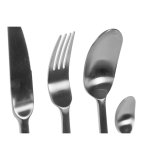 Bestik DKD Home Decor Gylden Slvfarvet Rustfrit stl 16 Dele 6 x 2 x 22,8 cm #2