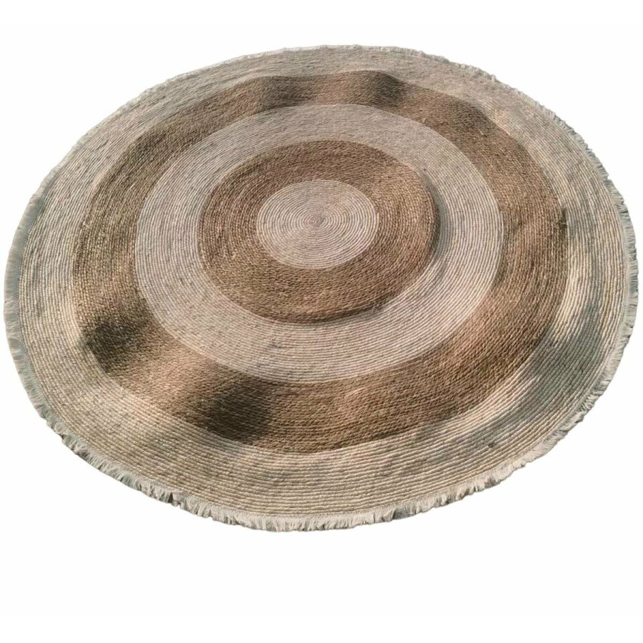 Tppe DKD Home Decor Beige Natur Boho 200 x 200 x 1 cm #1
