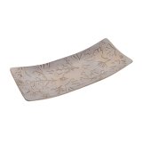 Borddekoration Versa Gylden Tr MDF 16 x 4,5 x 38,5 cm Cvetlice #2