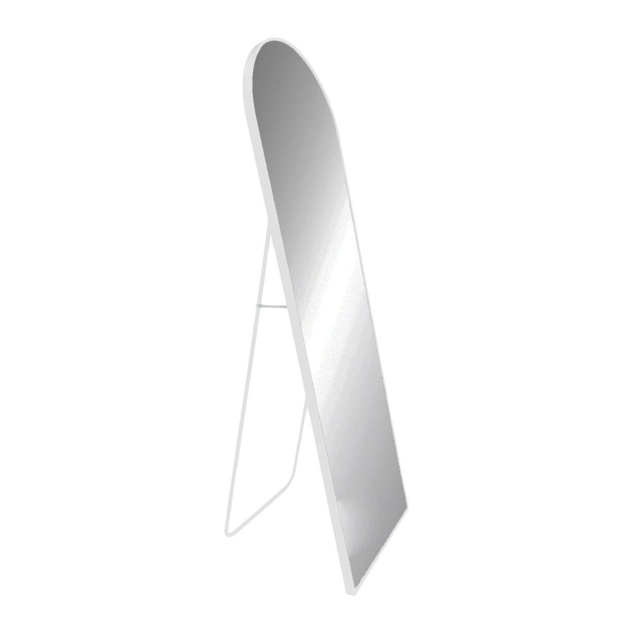 Fritstende spejl Versa Hvid Krystal 2,5 X 150 X 40 CM #2