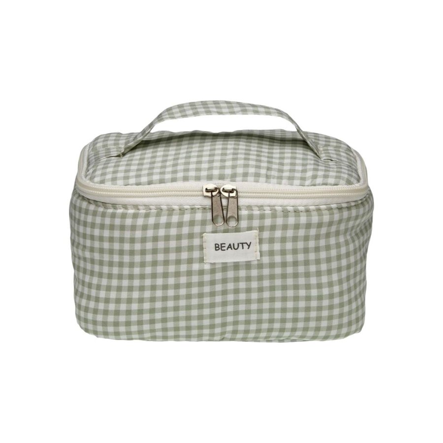 Rejsetoilettaske Versa Vichy Grn Polyester Tekstil 12 x 12 x 20 cm #2