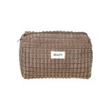 Rejsetoilettaske Versa Corduroy Khaki Polyester 8 x 11 x 18 cm #2