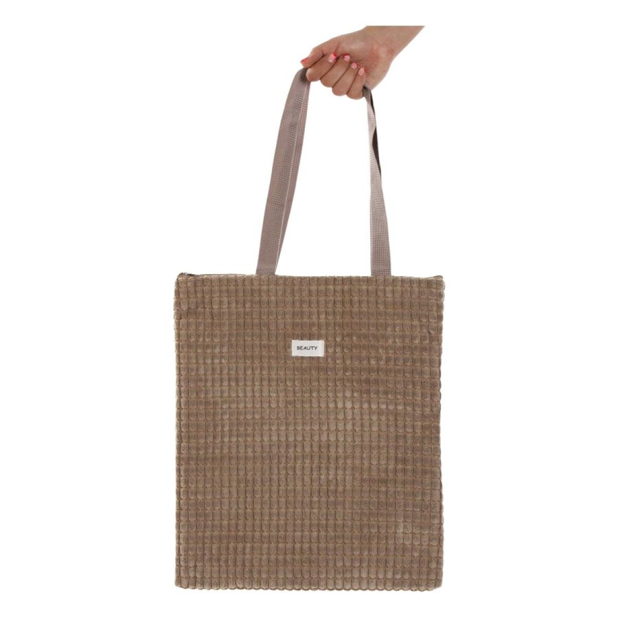 Hndtasker til damer Versa Corduroy Khaki 40 x 33 cm #2