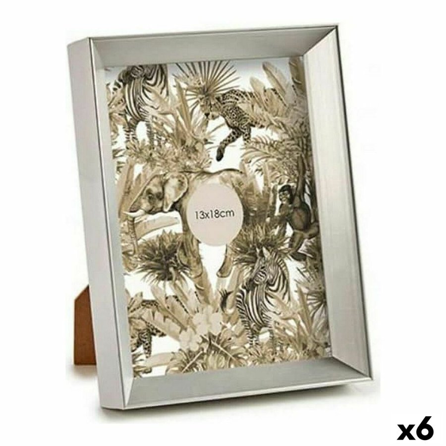 Fotoramme Slvfarvet Plastik Glas (15,2 x 3,5 x 20,2 cm) (6 enheder) #1