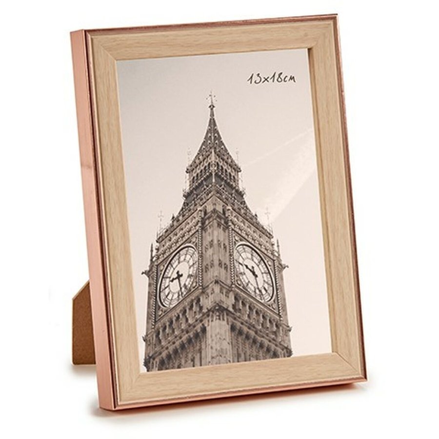 Fotoramme Brun Kobber Plastik Glas (15,6 x 2 x 20,7 cm) (6 enheder) #5
