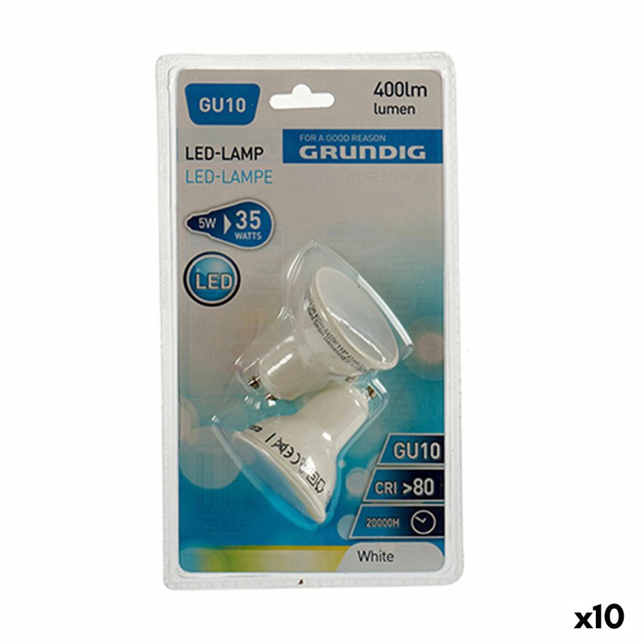 LED-lampe Grundig 6400 K Hvid 5 W GU10 400 lm (5 x 6 x 5 cm) (10 enheder) #1