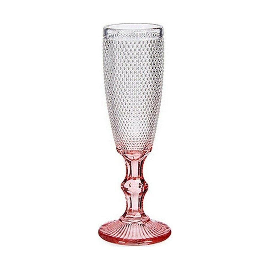 Champagneglas Vivalto PR05720ZD/BHA6 PINK Pink Gennemsigtig Glas 180 ml (6 enheder) #1