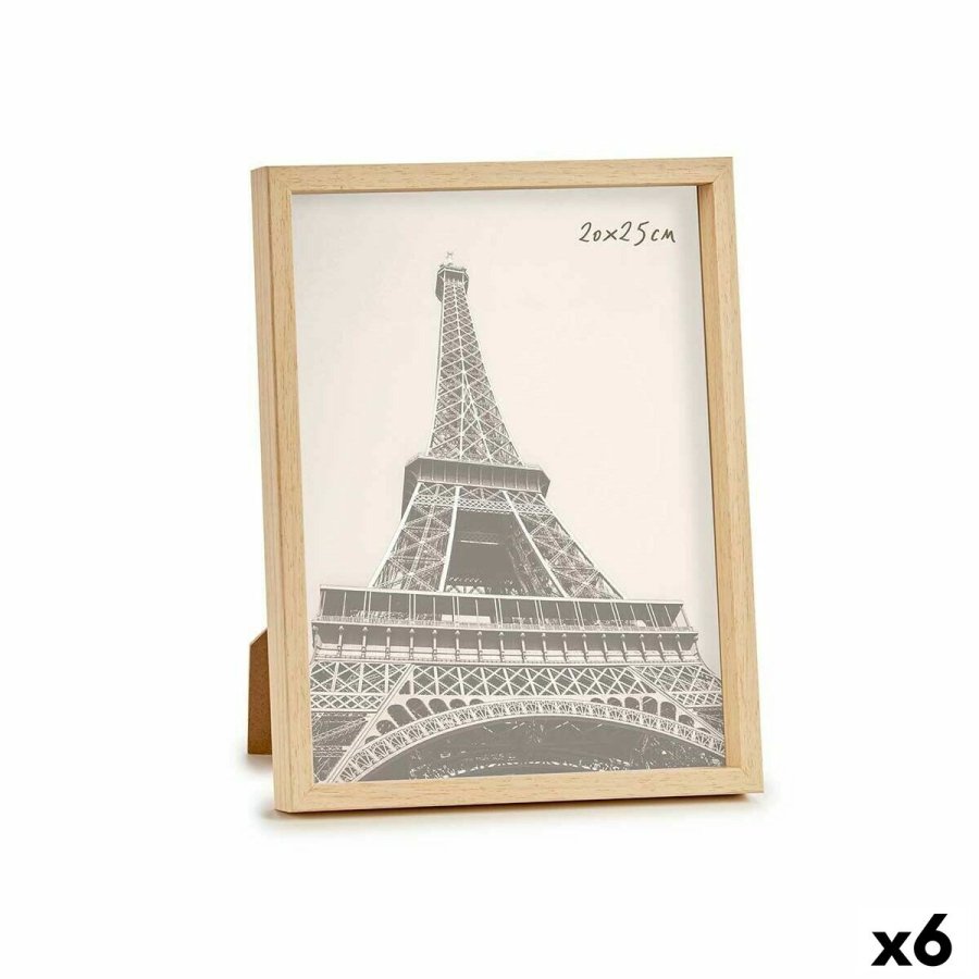 Fotoramme Brun Plastik (21,7 x 2 x 26,7 cm) (6 enheder) #1