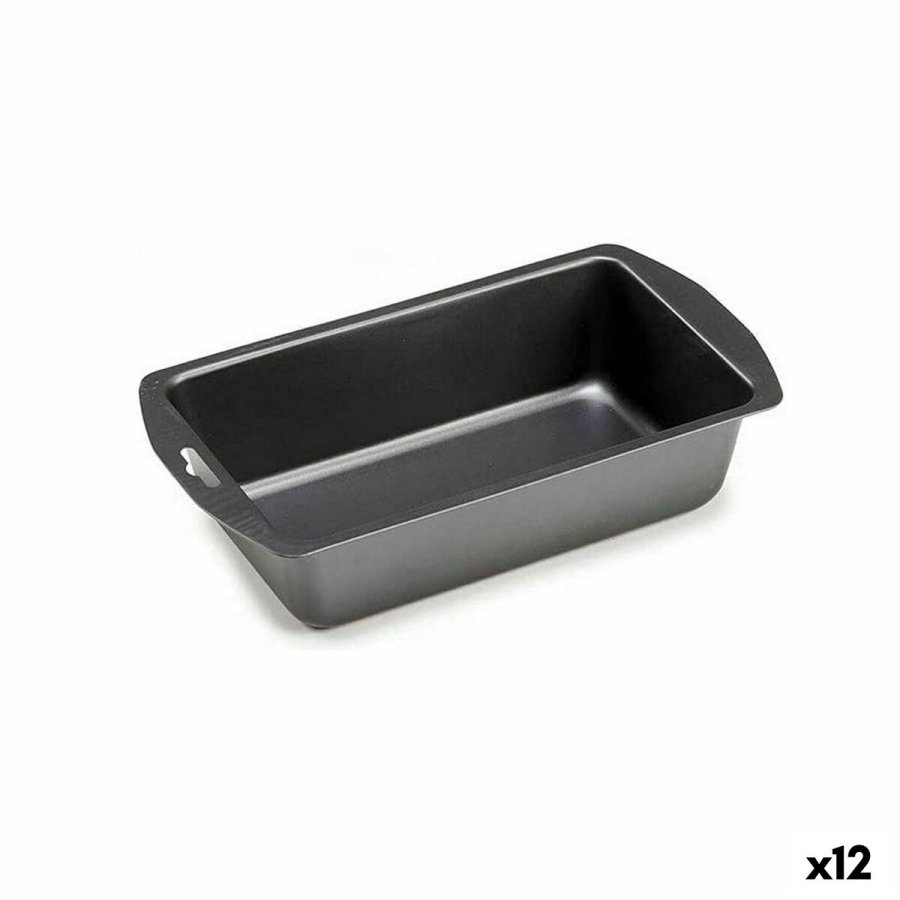 Rektangulr Form Kinvara CK56483-24 Mrkegr Kulstofstl 13 x 6,3 x 30 cm (12 enheder) #1