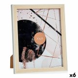 Fotoramme Tr Brun Hvid Plastik Glas (22,6 x 2 x 27,6 cm) (6 enheder) #1