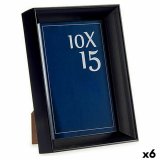 Fotoramme Sort Plastik Glas (12,2 x 3,5 x 17,3 cm) (6 enheder) #1