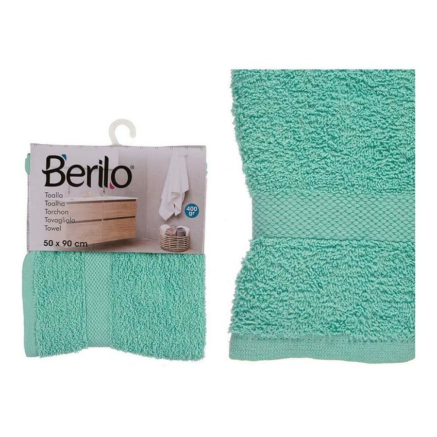 badelagen Berilo 5312 Turkisbl 80 % bomuld 20 % Polyester 50 x 90 cm (6 enheder) #9