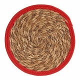 Dkkeserviet Natur Rd Naturlig fiber (30 x 1 x 30 cm) (48 enheder) #4