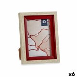 Fotoramme Krystal Rd Tr Brun Plastik (13,5 x 18,8 x 2 cm) (6 enheder) #1