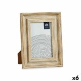 Fotoramme Krystal Gylden Tr Brun Plastik (16,2 x 2 x 21 cm) (6 enheder) #1