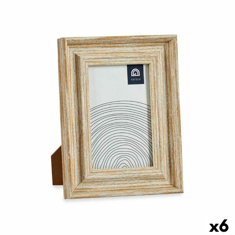 Fotoramme Krystal Gylden Tr Brun Plastik (16,2 x 2 x 21 cm) (6 enheder) #1