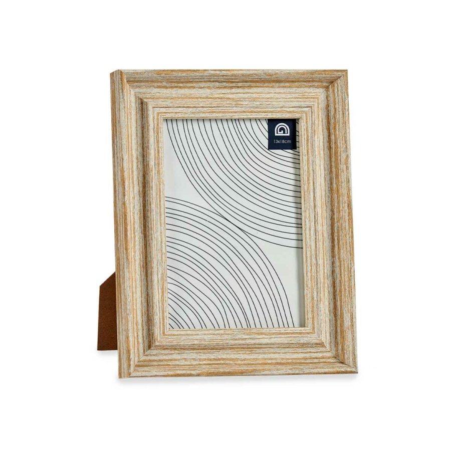 Fotoramme Krystal Gylden Tr Brun Plastik (19 x 2 x 24 cm) (6 enheder) #5