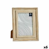 Fotoramme Krystal Gylden Tr Brun Plastik (19 x 2 x 24 cm) (6 enheder) #1