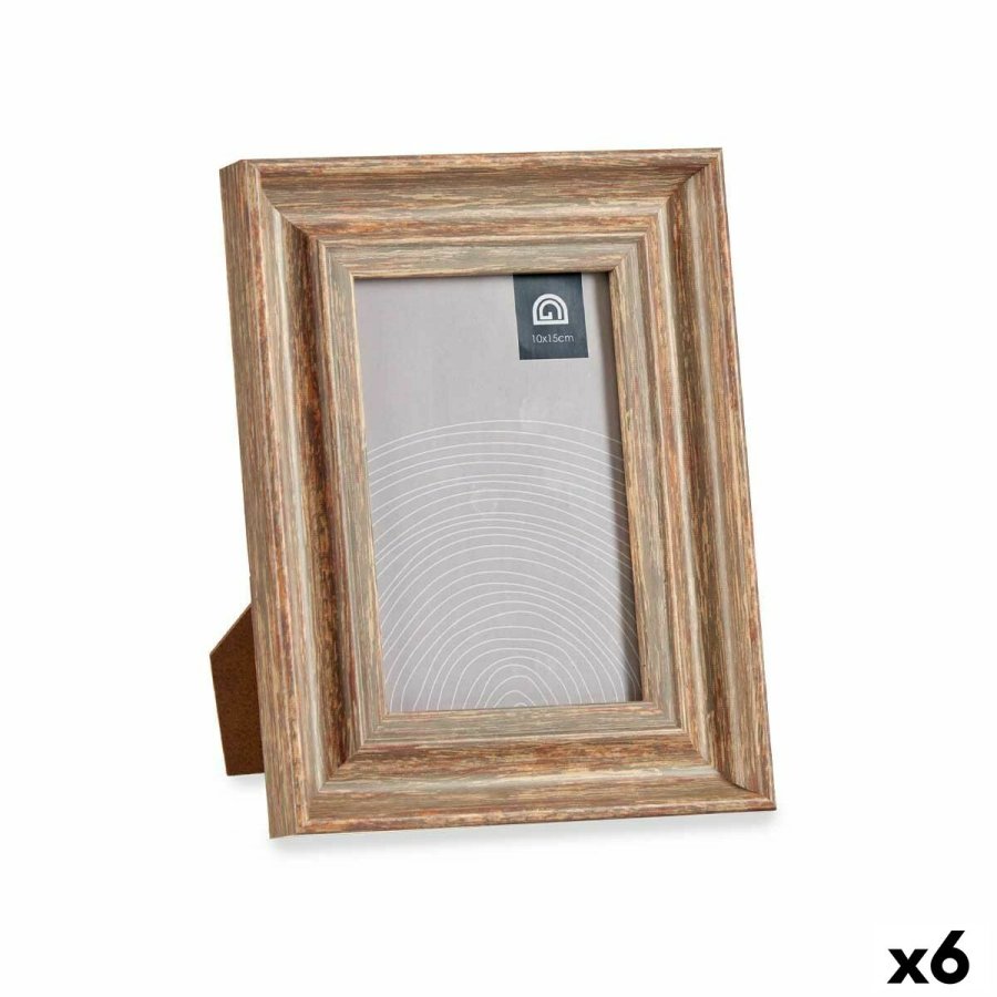 Fotoramme Krystal Tr Brun Bronze Plastik (16,5 x 2 x 21 cm) (6 enheder) #1