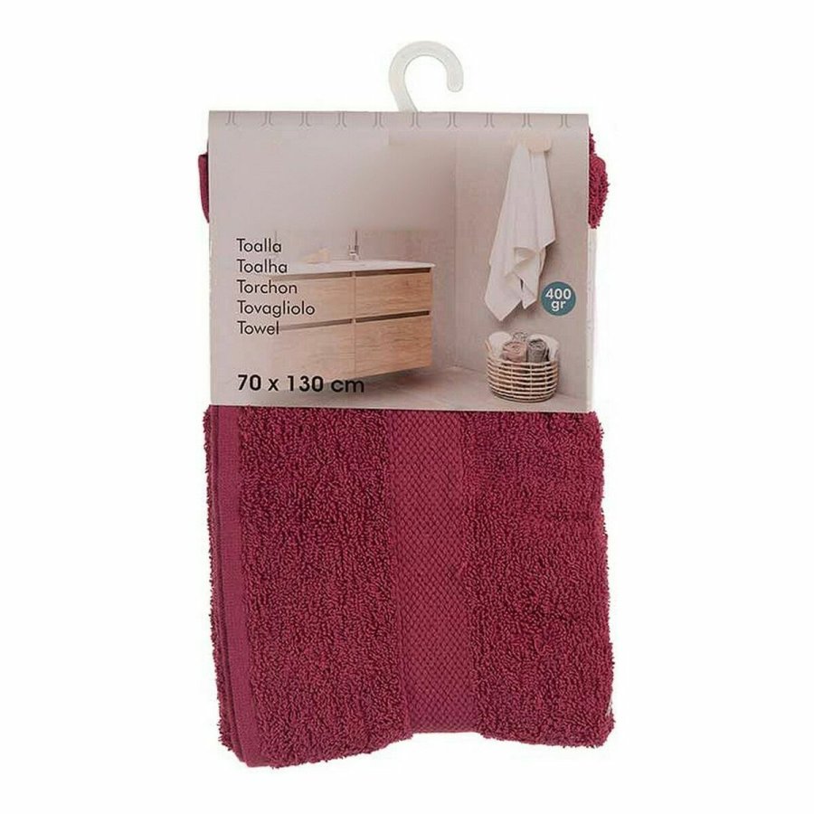 badelagen Berilo 5313 Rdbrun 80 % bomuld 20 % Polyester 70 x 0,5 x 130 cm (3 enheder) #5