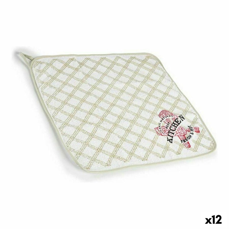 Karklud Kinvara 1220 Hvid Grn 50 x 0,3 x 50 cm (12 enheder) #1