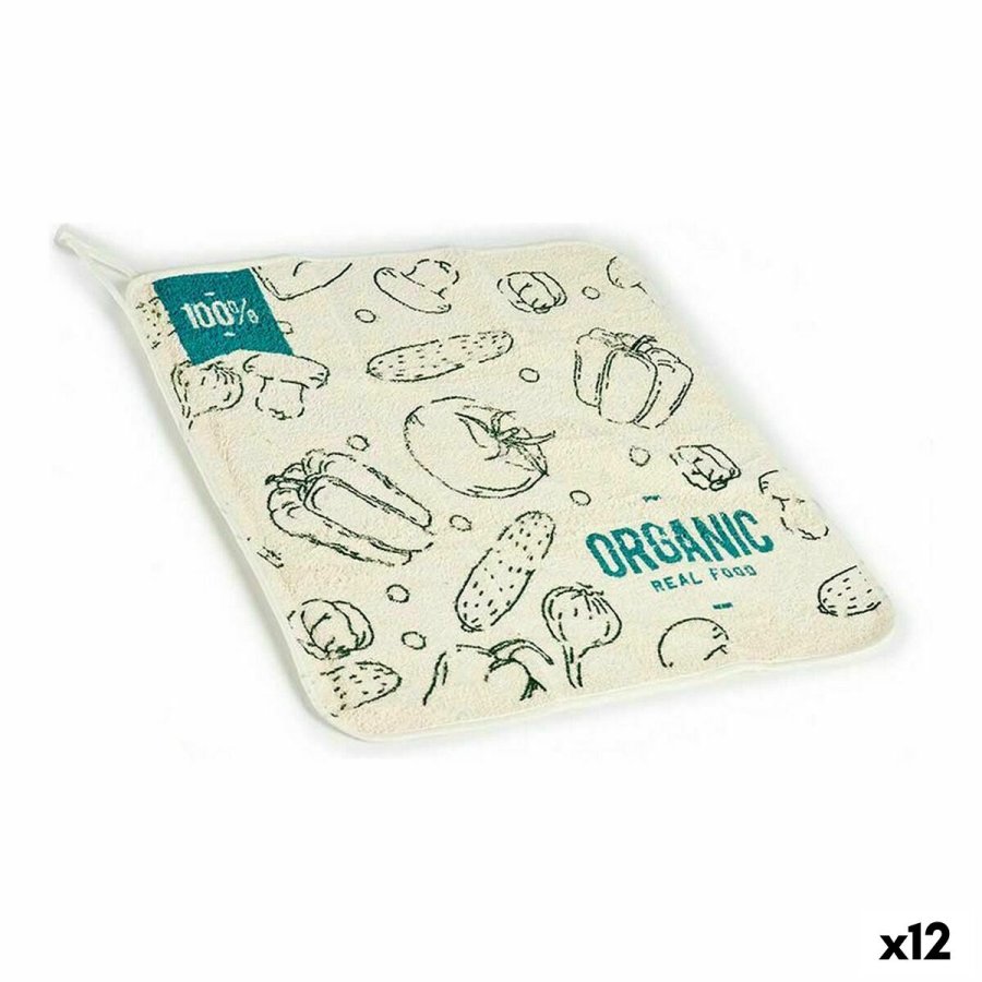 Karklud Kinvara 1220 Hvid Grn 50 x 0,3 x 50 cm (12 enheder) #1