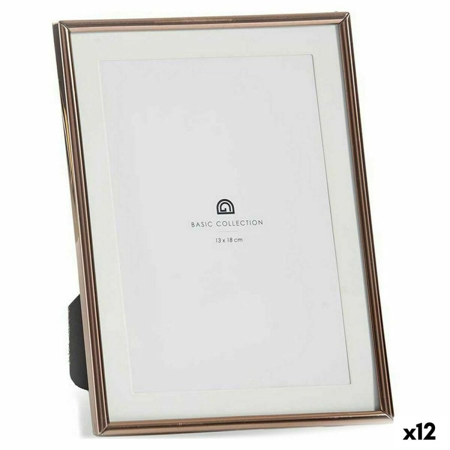 Fotoramme Krystal Stl Kobber (12 x 19,5 x 15,5 cm) (12 enheder) #1